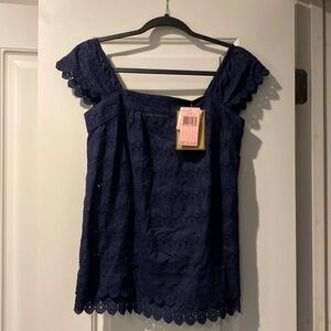 Juicy Couture Regal Eyelet Top
